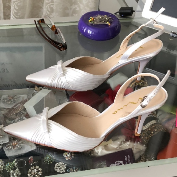 Nina Shoes - 🆕🤩NINA Leather Soles Satin Classy shoes - Sz 8